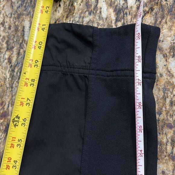 Me + Em Black Cotton High Rise Drawstring Waist Soft Cargo Jogger Pants Size 14 - Picture 10 of 13